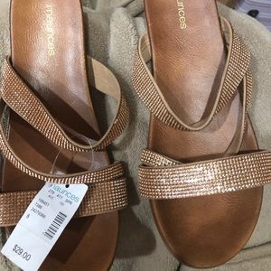 Brown sandals never worn